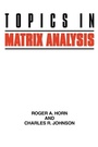 Cover: Topics in Matrix Analysis - Cambridge University Press