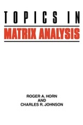 Cover: Topics in Matrix Analysis - Cambridge University Press