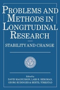 Cover: Problems and Methods in Longitudinal Research - Cambridge University Press