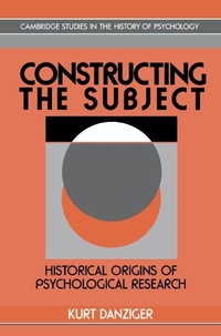 Enlarge image Cover: Constructing the Subject - Cambridge University Press