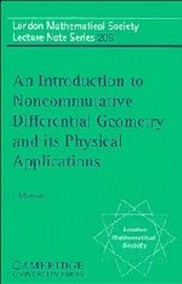 Abbildung von: An Introduction to Noncommutative Differential Geometry and its Physical Applications - Cambridge University Press