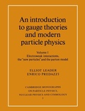 Cover: An Introduction to Gauge Theories and Modern Particle Physics - Cambridge University Press
