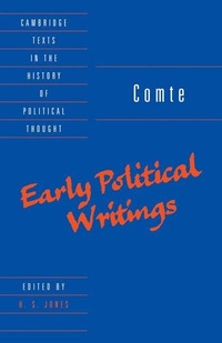 Enlarge image Cover: Comte: Early Political Writings - Cambridge University Press