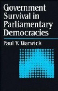 Cover: Government Survival in Parliamentary Democracies - Cambridge University Press
