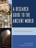 Cover: A Research Guide to the Ancient World - Rowman & Littlefield Publishers