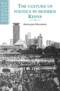 Cover: The Culture of Politics in Modern Kenya - Cambridge University Press