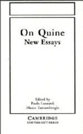 Cover: On Quine - Cambridge University Press