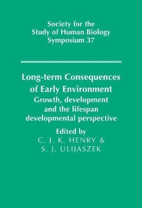 Enlarge image Cover: Long-term Consequences of Early Environment - Cambridge University Press