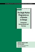 Cover: The Single Market Programme as a Stimulus to Change - Cambridge University Press