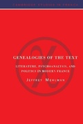 Cover: Genealogies of the Text - Cambridge University Press