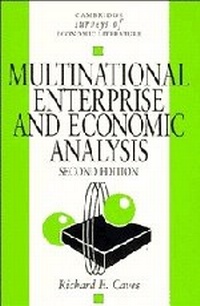 Enlarge image Cover: Multinational Enterprise and Economic Analysis - Cambridge University Press