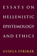 Cover: Essays on Hellenistic Epistemology and Ethics - Cambridge University Press