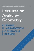 Cover: Lectures on Arakelov Geometry - Cambridge University Press