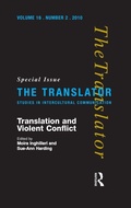 Cover: Translation and Violent Conflict - St Jerome Publishing