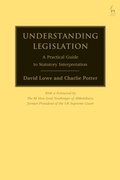Cover: Understanding Legislation - Hart Publishing