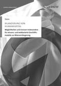 Cover: Bilanzierung von Humankapital - VAWW - Verlag f&uuml;r angewandte Wirtschaftswissenschaften