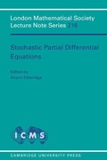 Cover: Stochastic Partial Differential Equations - Cambridge University Press