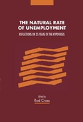 Cover: The Natural Rate of Unemployment - Cambridge University Press