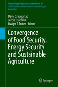 Cover: Convergence of Food Security, Energy Security and Sustainable Agriculture - Springer