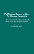 Cover: Publishing Opportunities for Energy Research - Greenwood Press