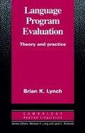 Cover: Language Program Evaluation - Cambridge University Press