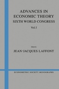 Cover: Advances in Economic Theory: Volume 1 - Cambridge University Press