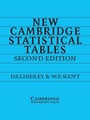 Cover: New Cambridge Statistical Tables - Cambridge University Press