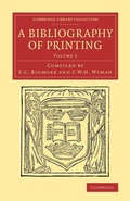 Cover: A Bibliography of Printing - Cambridge University Press