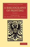 Cover: A Bibliography of Printing - Cambridge University Press