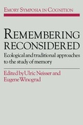 Cover: Remembering Reconsidered - Cambridge University Press