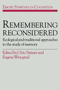 Enlarge image Cover: Remembering Reconsidered - Cambridge University Press