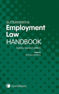 Cover: Butterworths Employment Law Handbook - Butterworths Law