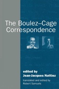 Cover: The Boulez-Cage Correspondence - Cambridge University Press