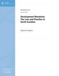 Abbildung von: Development Moratoria - School of Government