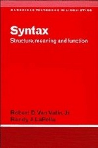 Enlarge image Cover: Syntax - Cambridge University Press
