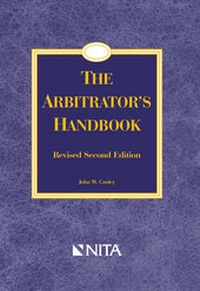 Abbildung von: Arbitrator's Handbook - Aspen Publishing