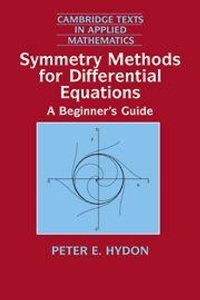 Enlarge image Cover: Symmetry Methods for Differential Equations - Cambridge University Press