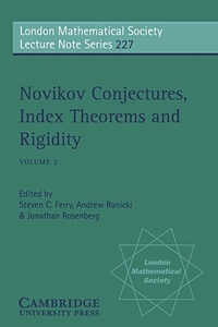 Abbildung von: Novikov Conjectures, Index Theorems, and Rigidity: Volume 2 - Cambridge University Press