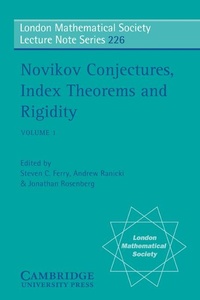 Abbildung von: Novikov Conjectures, Index Theorems, and Rigidity: Volume 1 - Cambridge University Press