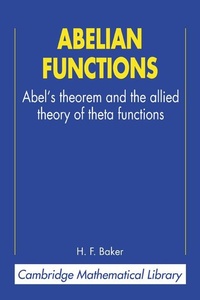 Abbildung von: Abelian Functions - Cambridge University Press