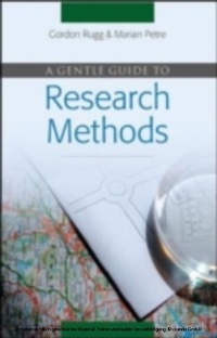 Enlarge image Cover: A Gentle Guide To Research Methods - McGraw-Hill Education