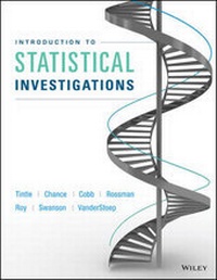 Enlarge image Cover: Introduction to Statistical Investigations - Wiley