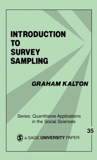 Enlarge image Cover: Introduction to Survey Sampling - Sage Publications, Inc