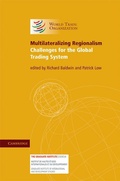 Cover: Multilateralizing Regionalism - Cambridge University Press