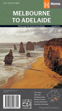 Abbildung von: Melbourne to Adelaide Map - Hema Maps Pty.Ltd