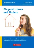 Cover: Diagnostizieren und F&ouml;rdern - Arbeitshefte - Mathematik - 9./10. Schuljahr - Cornelsen Verlag