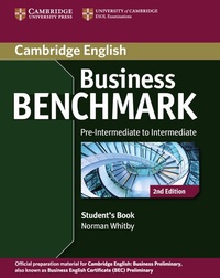 Abbildung von: Business Benchmark B1 Pre-intermediate/Intermediate, 2nd edition - Klett