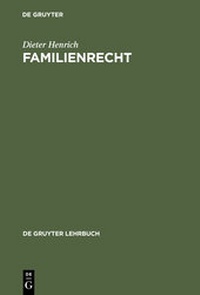 Bild vergrößern Bild: Familienrecht - De Gruyter