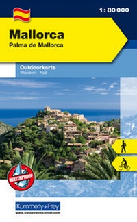 Abbildung von: Mallorca Outdoorkarte Spanien 1:80 000 - Kümmerly+Frey