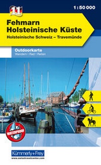 Abbildung von: Fehmarn - Hosteinische Küste Nr. 11 Outdoorkarte Deutschland 1:50 000 - Kümmerly+Frey